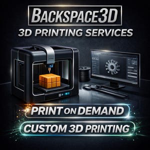 3D Printing Service. Print On Demand. STL file Printing. Custom Made. 3D Modeling.