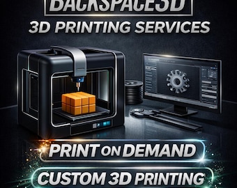 Servicio de impresión 3D. Impresión bajo demanda. Impresión de archivos STL. Fabricación a medida. Modelado 3D.