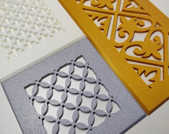 Rejilla de ventilación magnética. Sin taladros. Fácil instalación. Rejilla decorativa impresa en 3D. Rejilla de ventilación a medida. Diseños góticos modernos.
