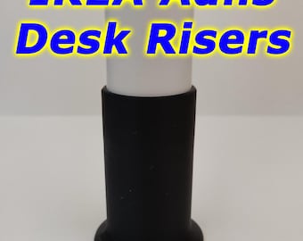 Elevadores de escritorio impresos en 3D para patas ADILS de IKEA. Juego de 4.