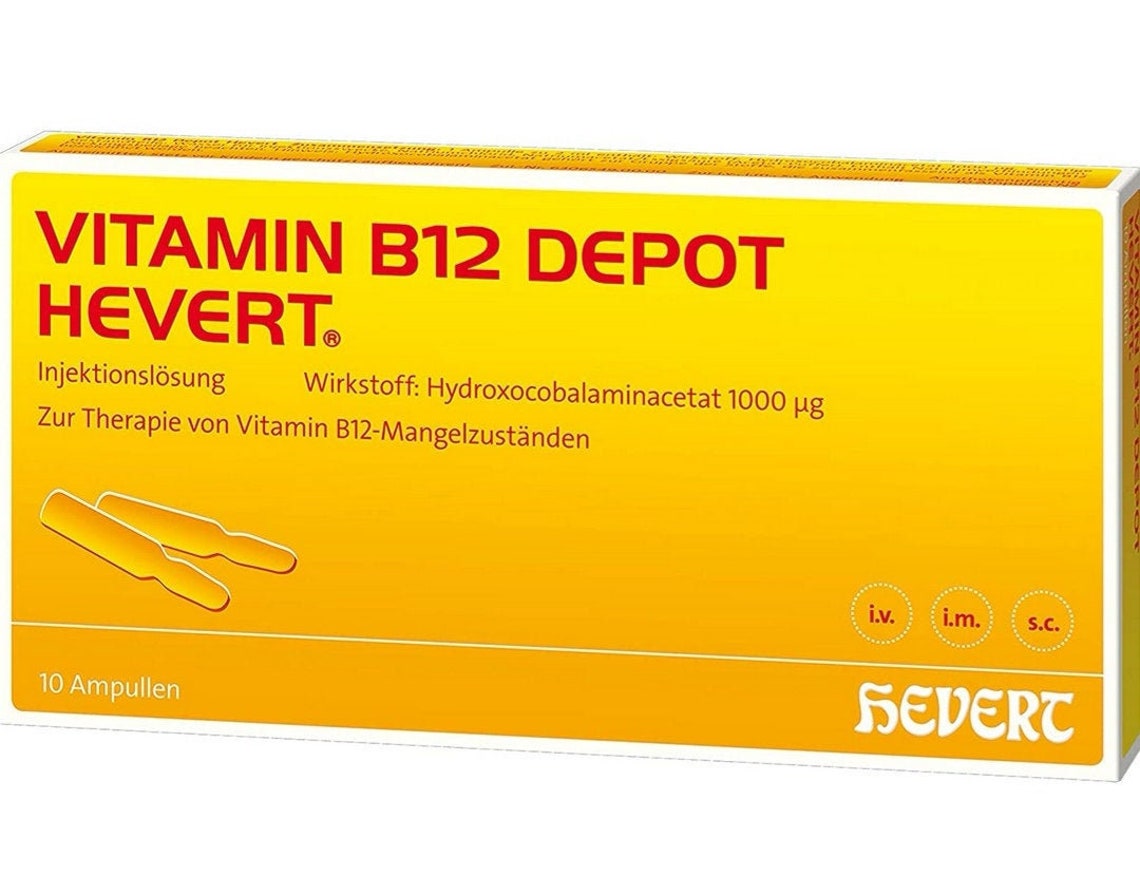 Vitamin B12 Hydroxocobalamin Ampoule Injection Kit Etsy
