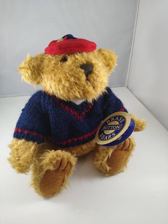 Pickford Brass Button Bears Collection TULLY the Bear of Joy Etsy