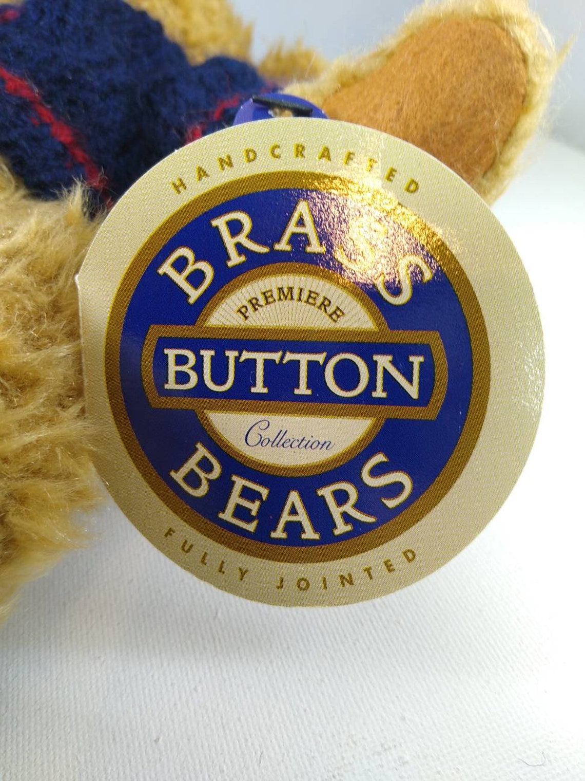 Pickford Brass Button Bears Collection TULLY The Bear of Joy Etsy