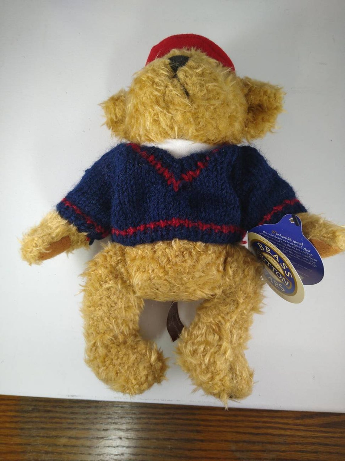 Pickford Brass Button Bears Collection TULLY the Bear of Joy Etsy