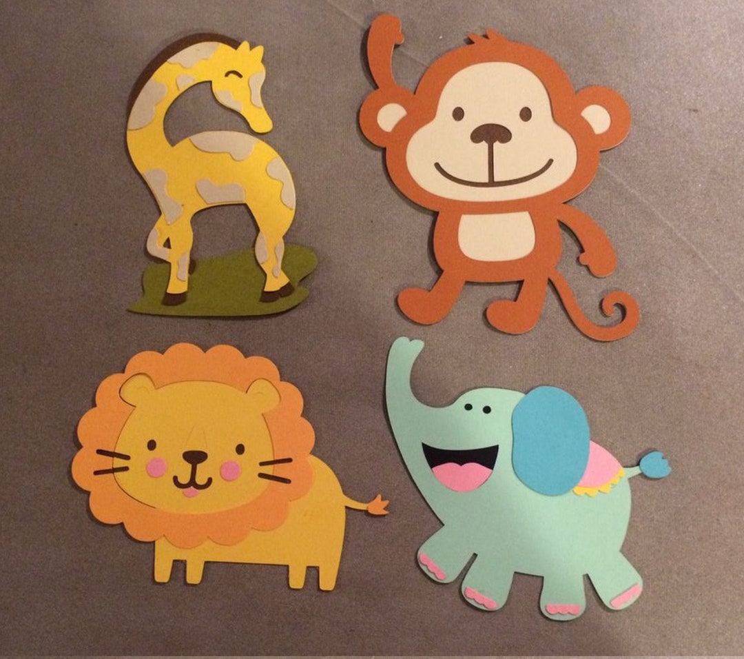 Layered Paper Animal Figures - Etsy