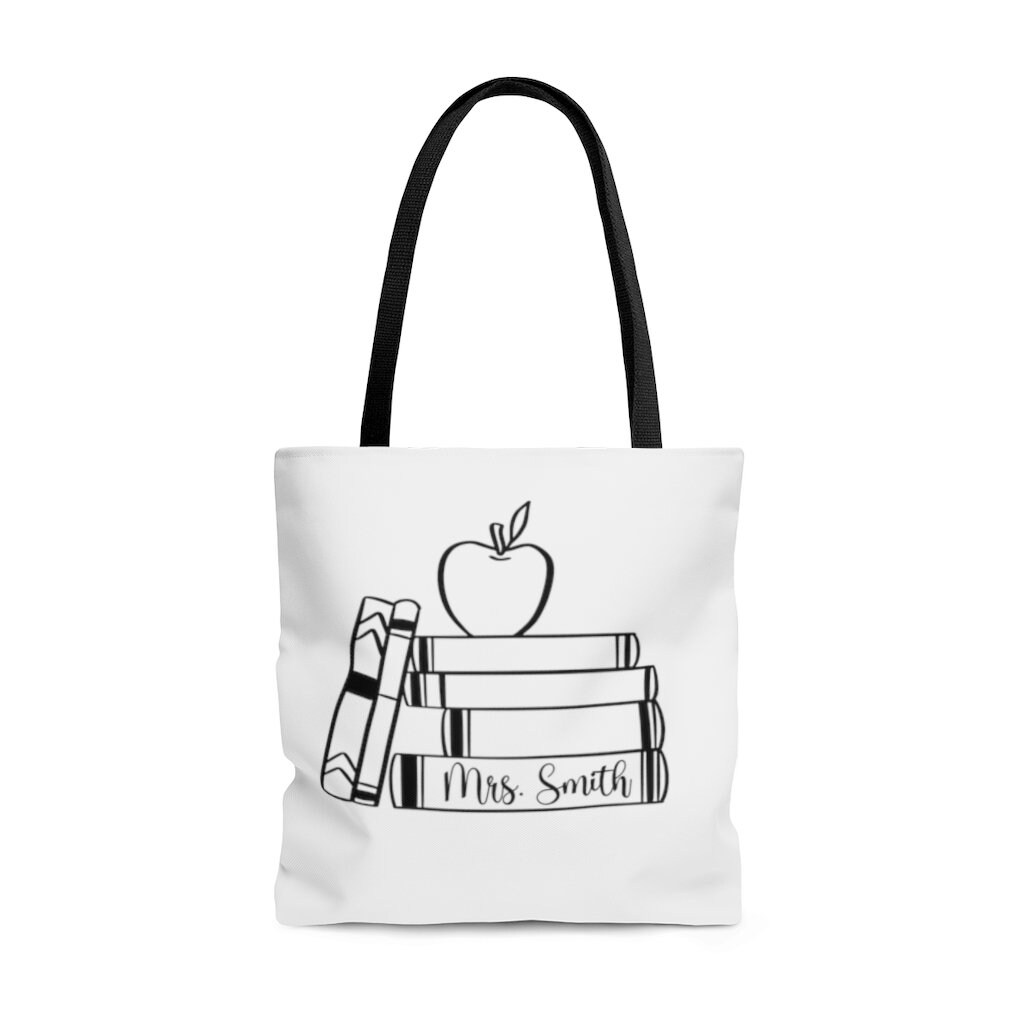 Personalized Tote for Teachers, Teacher Bag, Teacher Tote Bag, Custom