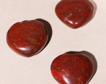 Rode Jaspis Harten - Kristallen - Mineralen - Edelsteen - Aardingskristal - Moedkristal - Ethisch afkomstig - Rode edelsteen