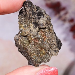 Gepermineraliseerd hout met marcasiet 29,56 g | Fossiel met marcasiet | Oude energie | Aarding en stabiliteit | Mineraal uit West-Anatolië, Turkije