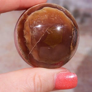 Rhodochrosite Sphere 155gr , Sold as Seen Spheres Tali & Loz Crystals