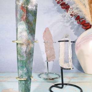 Crystal Wand Stand | Elegant Display Holder, 13 cm Large