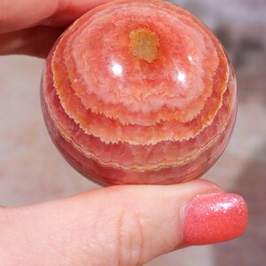 Rhodochrosite Sphere 155gr , Sold as Seen Spheres Tali & Loz Crystals