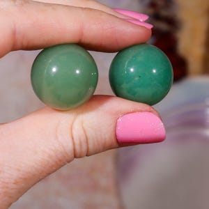 Green Aventurine Sphere | 11g | 20mm | Brazil | Aventurescence | Heart Chakra | Prosperity Crystal