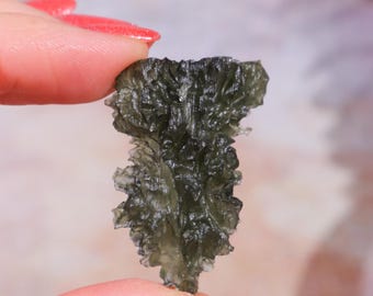 Museum Grade Moldavite Tektite, Stone of Transformation, 7.51gr