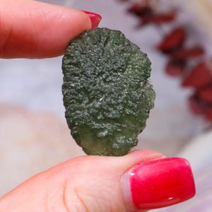Moldavite Tektite 7.50g, Authentic Czech Stone of Transformation, Clarity and Spiritual Growth