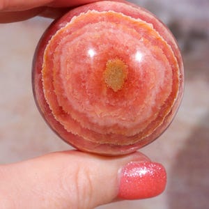 Rhodochrosite Sphere 155gr , Sold as Seen Spheres Tali & Loz Crystals