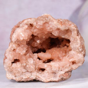 Pink Amethyst Geode 88gr | Sparkling Crystal Cluster | Crystal for Love & Clarity | Argentina Cluster Geode | Chakra Healing Stone| Pink Gem