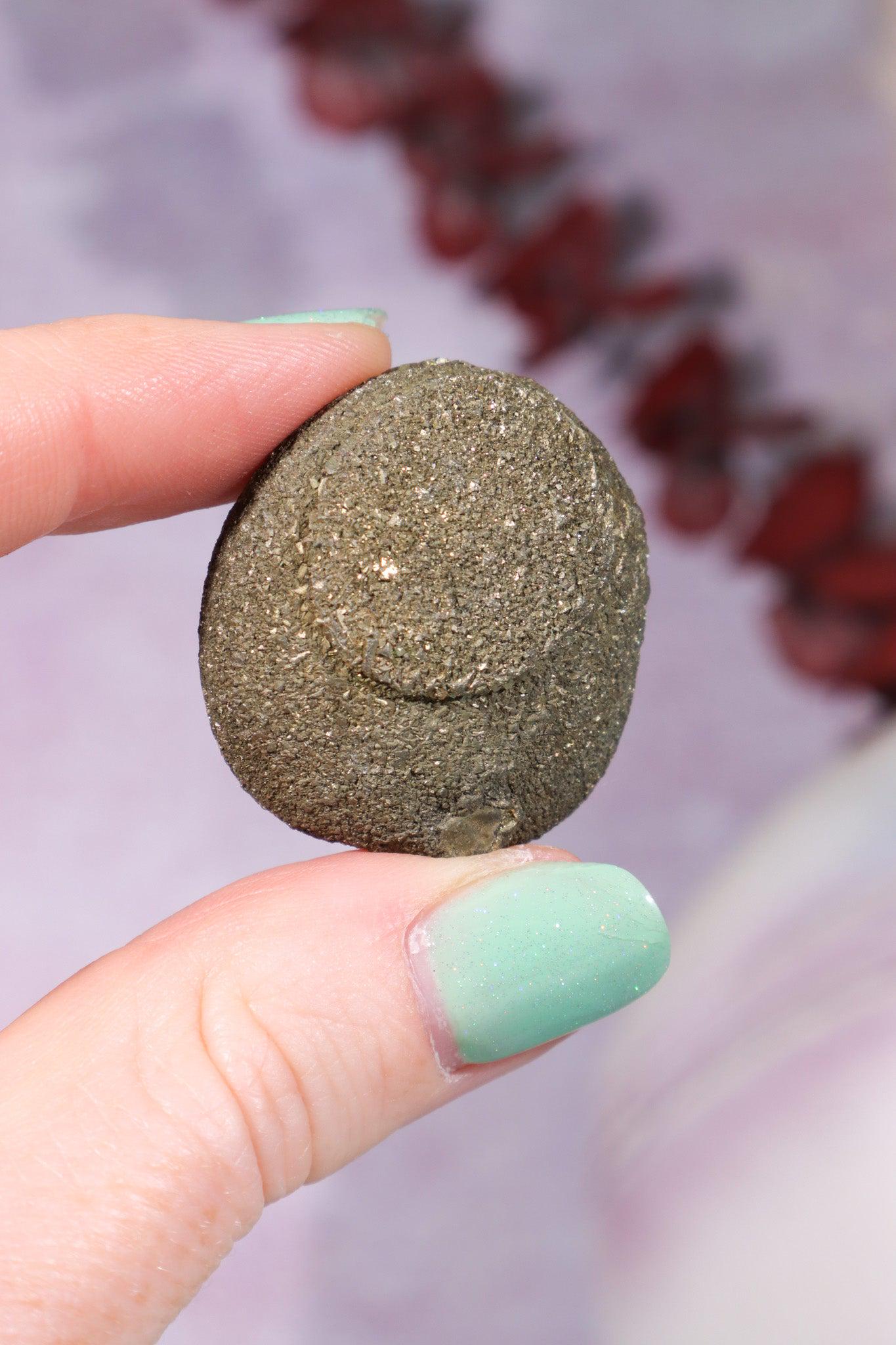 Pop Rocks Mineral Kansas Pop Rocks 2cm, Pyrite Concretion, Kansas USA, Solar Plexus ...