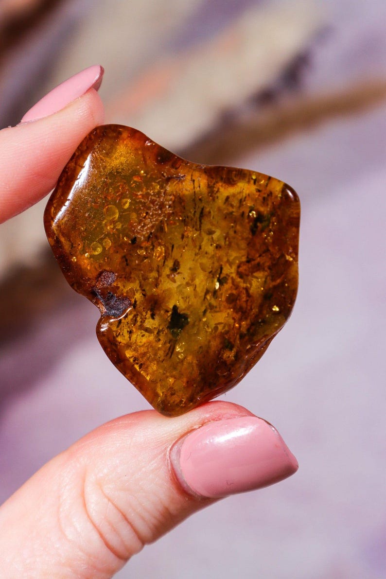 amber Gemstones, amber stones, polished gemstone, tumbled stones, healing stones, natural Baltic Amber, small smooth gems, golden amber, Crystal grids, crystal therapy, grounding stone, fossilized resin, real genuine pure