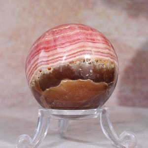 Rhodochrosite Sphere 155gr , Sold as Seen Spheres Tali & Loz Crystals