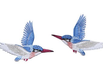 Lovely Bird Embroidery Sew On / Iron On Patch Applique For Clothing Coat Jacket Bags Diy Decoration Accessories