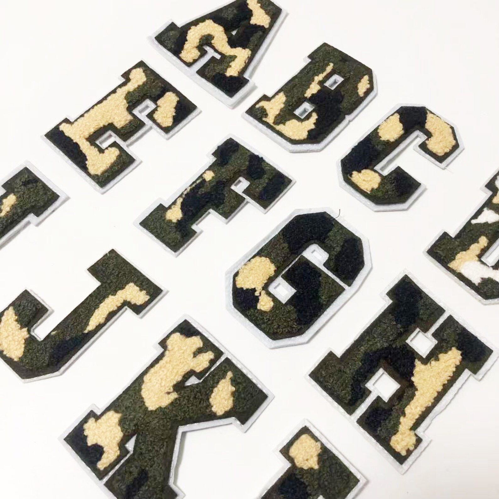 Chenille Embroidered Letters Iron on Patch Applique Diy Name Etsy