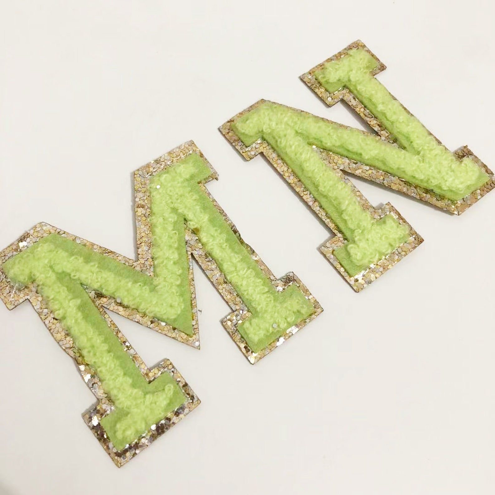 Chenille Patch Letter Patches Iron on Sew on Alphabet Etsy