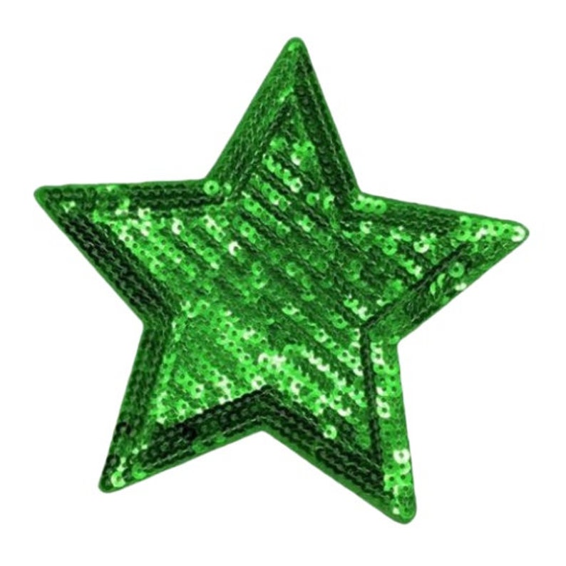 Multicolor Star Sequin Embroidery Patches Appliques Iron on Patches for ...