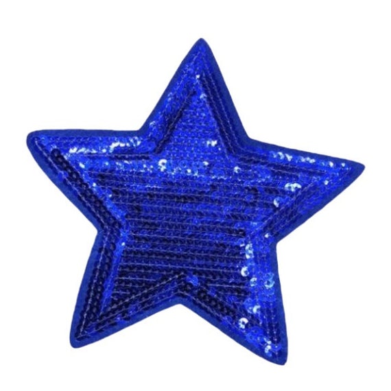 12 Toppe A Stella Con Paillettes Ricamate | Tessuto Oro Scintillante, Applicazioni Per Abiti E Borse, Fai Da Te - 5