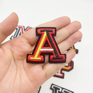 3D Letters Embroidery Sew On Applique Patches English alphabet Name Patch For Kids Bags Hot Clothing