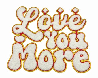 New Chenille Embroidered Letters Iron On Applique Patches For Clothing Coat Bags DIY Accessories