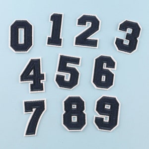 Toppe con lettere dell'alfabeto toppe da cucire o termoadesive per la toppa con nome della borsa della giacca immagine 4