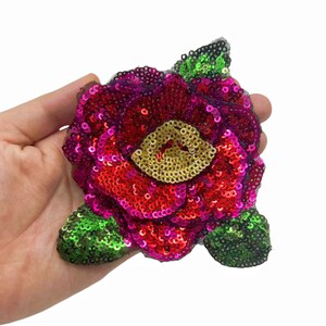 Paillettes a fiori ricamati da cucire toppe applique toppe fai da te per abbigliamento accessori decorativi per cappotti Nizza