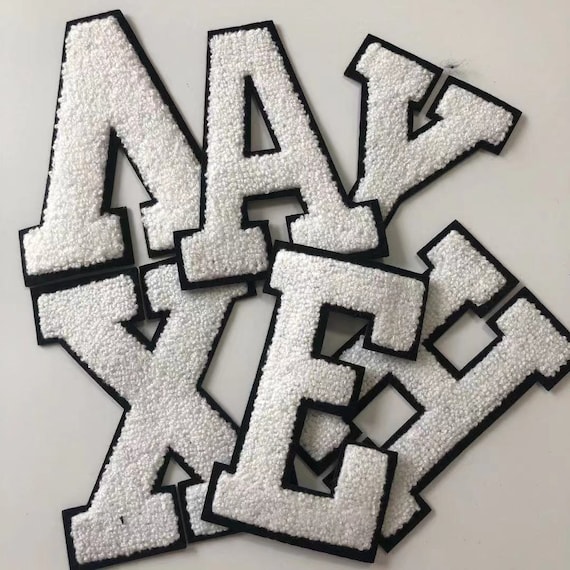 Lettres Patch à Repasser - Alphabet ABC - Pour Personnaliser Vêtements Enfants - DIY