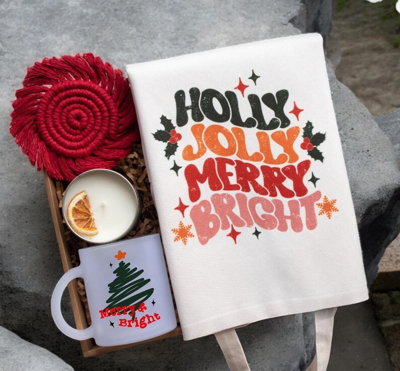 Unique Holiday Gift Box, Christmas Care Package for Women, Her, Best