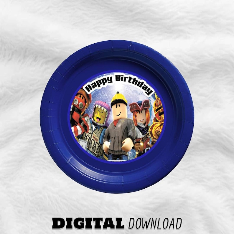 Roblox Plates and Cups INSTANT DOWNLOAD Etsy