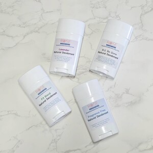 Natural Deodorant No Baking Soda, Aluminum Free Deodorant, Deodorant Natural for women, Deodorant Tube, Deodorant Bar, Clay Deodorant Sticks