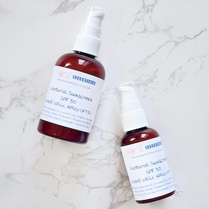 Natural Sunscreen, Light Sunscreen, Non- Greasy Sunscreen, Sunscreen Lotion for Face, Natural Sunblock