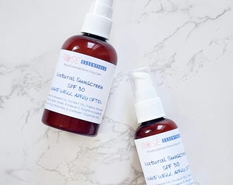 Natural Sunscreen, Light Sunscreen, Non- Greasy Sunscreen, Sunscreen Lotion for Face, Natural Sunblock