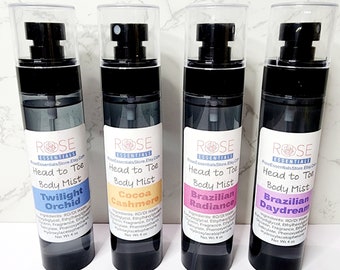Fragrance Body Spray, Heat to Toe Body Mist, Perfume Spray Gift for Women, Body Care Gift for Girl, Fine Fragrance