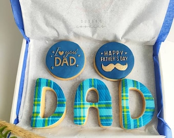 Handmade Father's Day Cookies: Vanilla Shortbread Gift