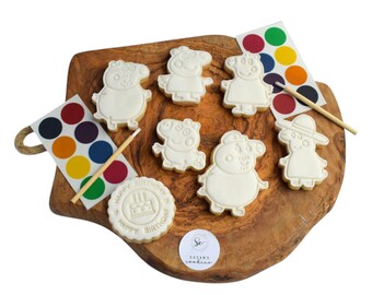 Peppa Pig Paint Your Own Cookies: Birthday Party Activity