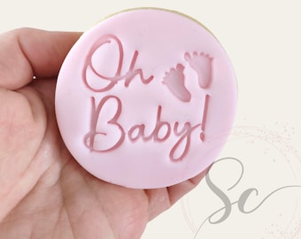 Personalized Baby Shower Cookies: Vanilla Shortbread Favors