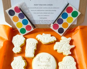 Paint Your Own Halloween Cookies: Kids Party Activity