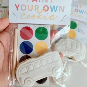 Paint Your Own Vehicle Cookies: Kids Birthday Party Favor zdjęcie 4