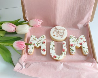 Handmade Mother's Day Shortbread Cookies Gift Box