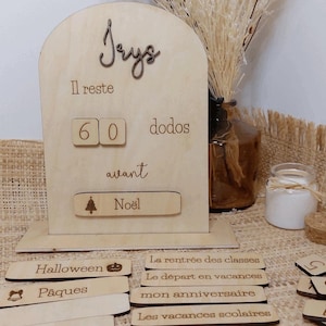Cuenta regresiva para Pascua, días festivos, cumpleaños, Navidad y otros eventos. Escalable y utilizable todo el año. Múltiples diseños