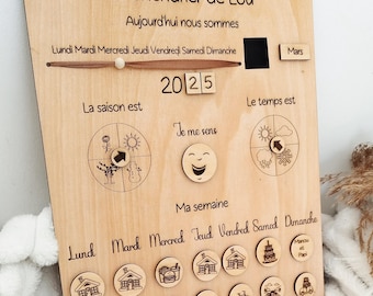 Large, customizable and scalable weekly planner with morning and evening routine options