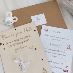 Schnuller-Geschenkset für den Weihnachtsmann / Christbaumschmuck / Belohnung für weise Kinder