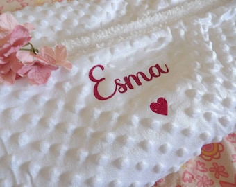 personalized fleece blanket, warm baby blanket