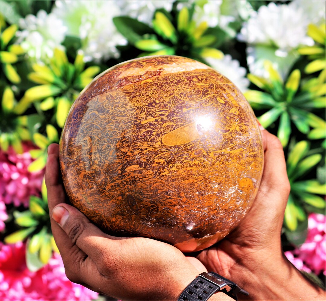 17CM Natural Mariam Jasper Calligraphy Jasper Healing Spirit Etsy